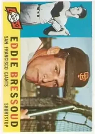 1960 Topps #253 - Eddie Bressoud - San Francisco Giants