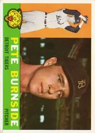 1960 Topps #261 - Pete Burnside - Detroit Tigers 1960 Topps #261 - Pete Burnside - Detroit Tigers
