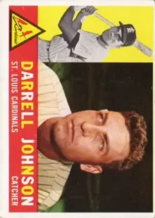 1960 Topps #263 - Darrell Johnson - St. Louis Cardinals 1960 Topps #263 - Darrell Johnson - St. Louis Cardinals