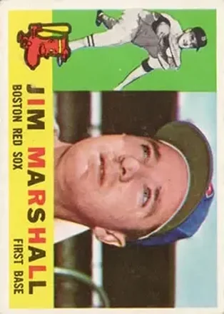 1960 Topps #267 - Jim Marshall - Boston Red Sox 1960 Topps #267 - Jim Marshall - Boston Red Sox
