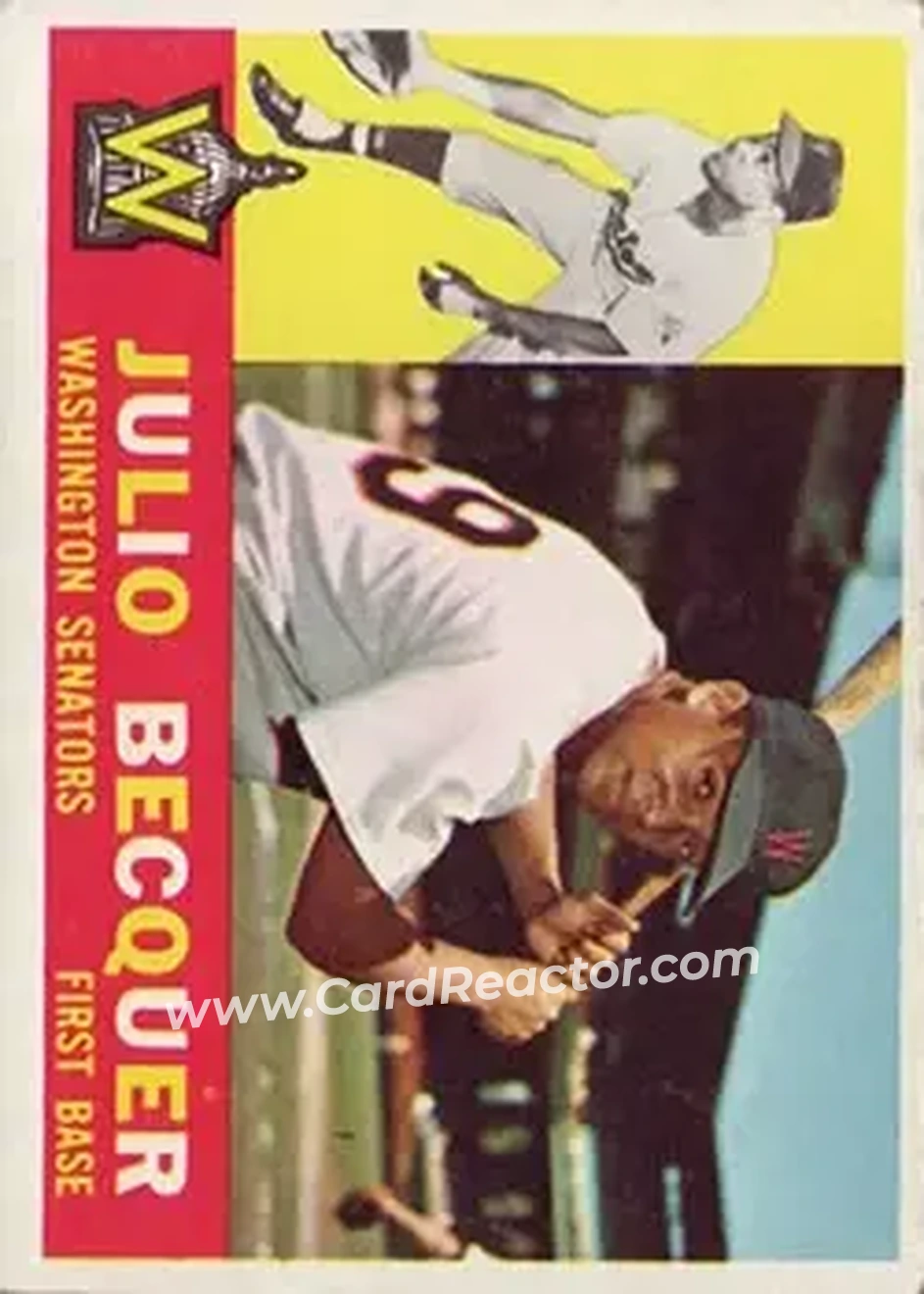 1960 Topps #271 - Julio Becquer - Washington Senators - Front