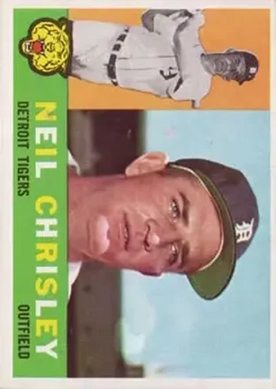 1960 Topps #273 - Neil Chrisley - Detroit Tigers 1960 Topps #273 - Neil Chrisley - Detroit Tigers