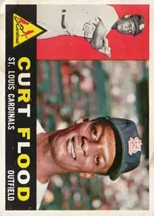 1960 Topps #275 - Curt Flood - St. Louis Cardinals