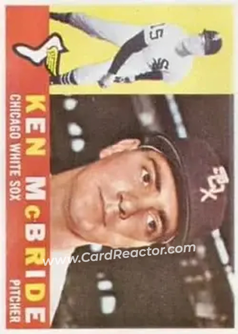 1960 Topps #276 - Ken McBride - Chicago White Sox - Front 1960 Topps #276 - Ken McBride - Chicago White Sox - Front