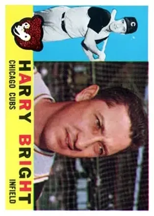 1960 Topps #277 - Harry Bright - Chicago Cubs 1960 Topps #277 - Harry Bright - Chicago Cubs
