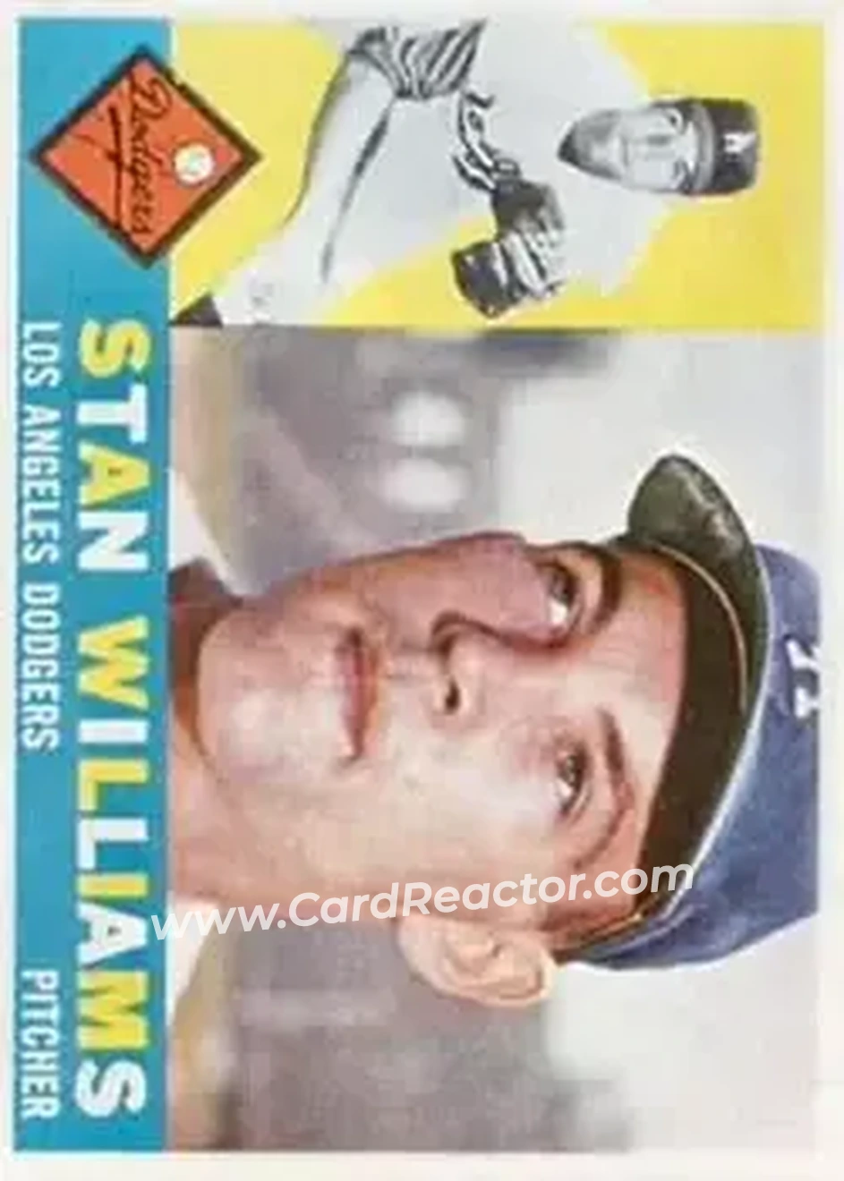 1960 Topps #278 - Stan Williams - Los Angeles Dodgers - Front