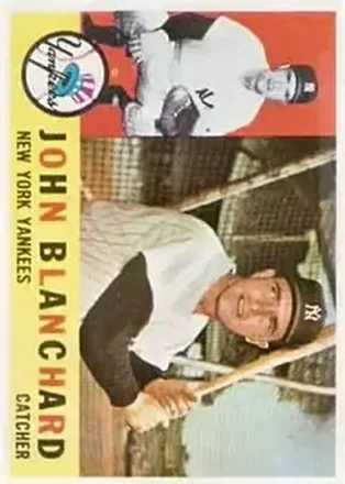 1960 Topps #283 - John Blanchard - New York Yankees 1960 Topps #283 - John Blanchard - New York Yankees