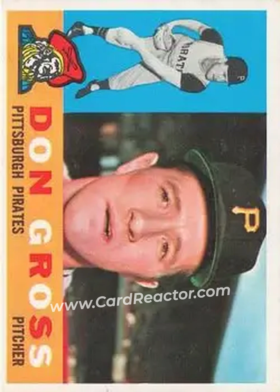 1960 Topps #284 - Don Gross - Pittsburgh Pirates - Front