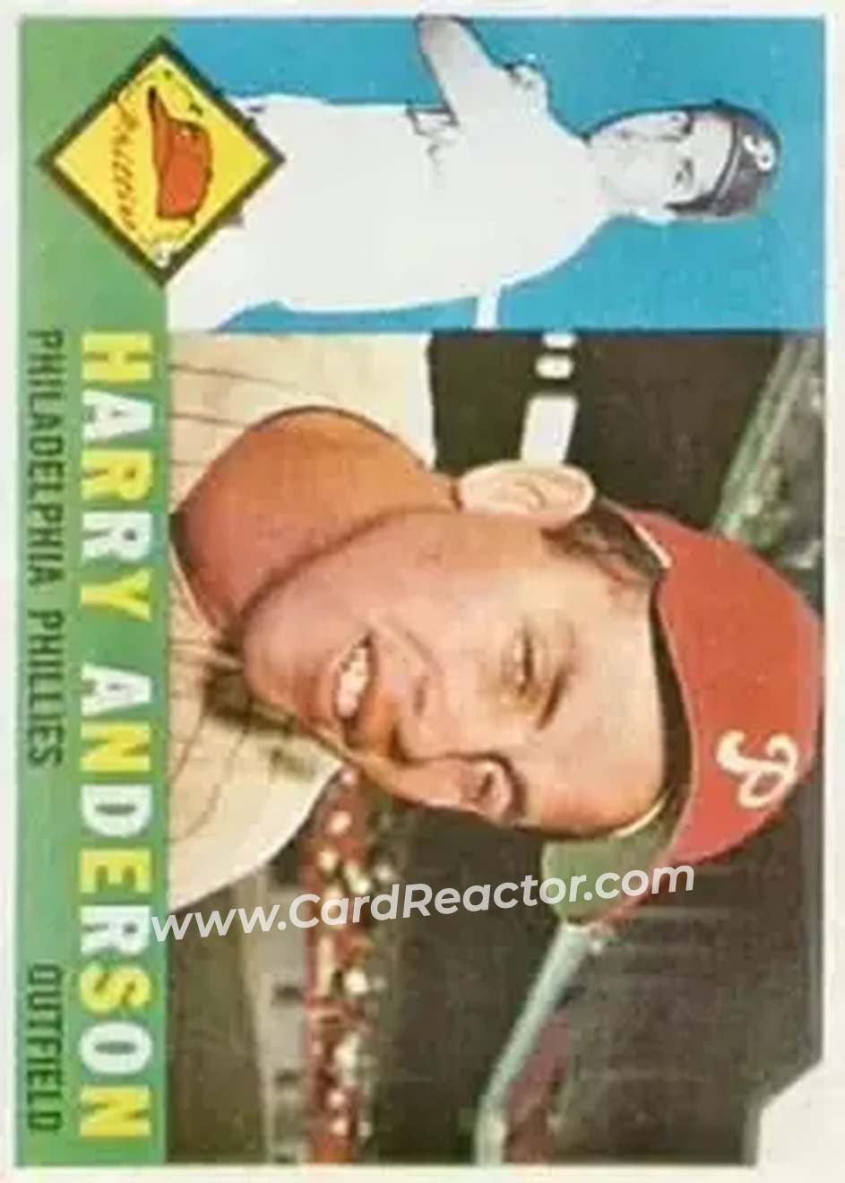 1960 Topps #285 - Harry Anderson - Philadelphia Phillies - Front