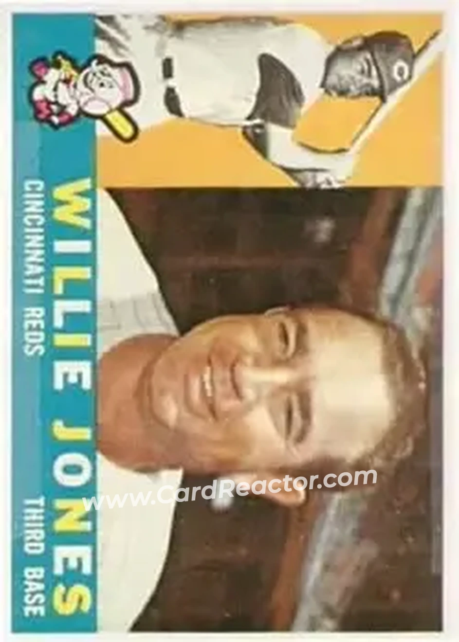 1960 Topps #289 - Willie Jones - Cincinnati Reds - Front 1960 Topps #289 - Willie Jones - Cincinnati Reds - Front