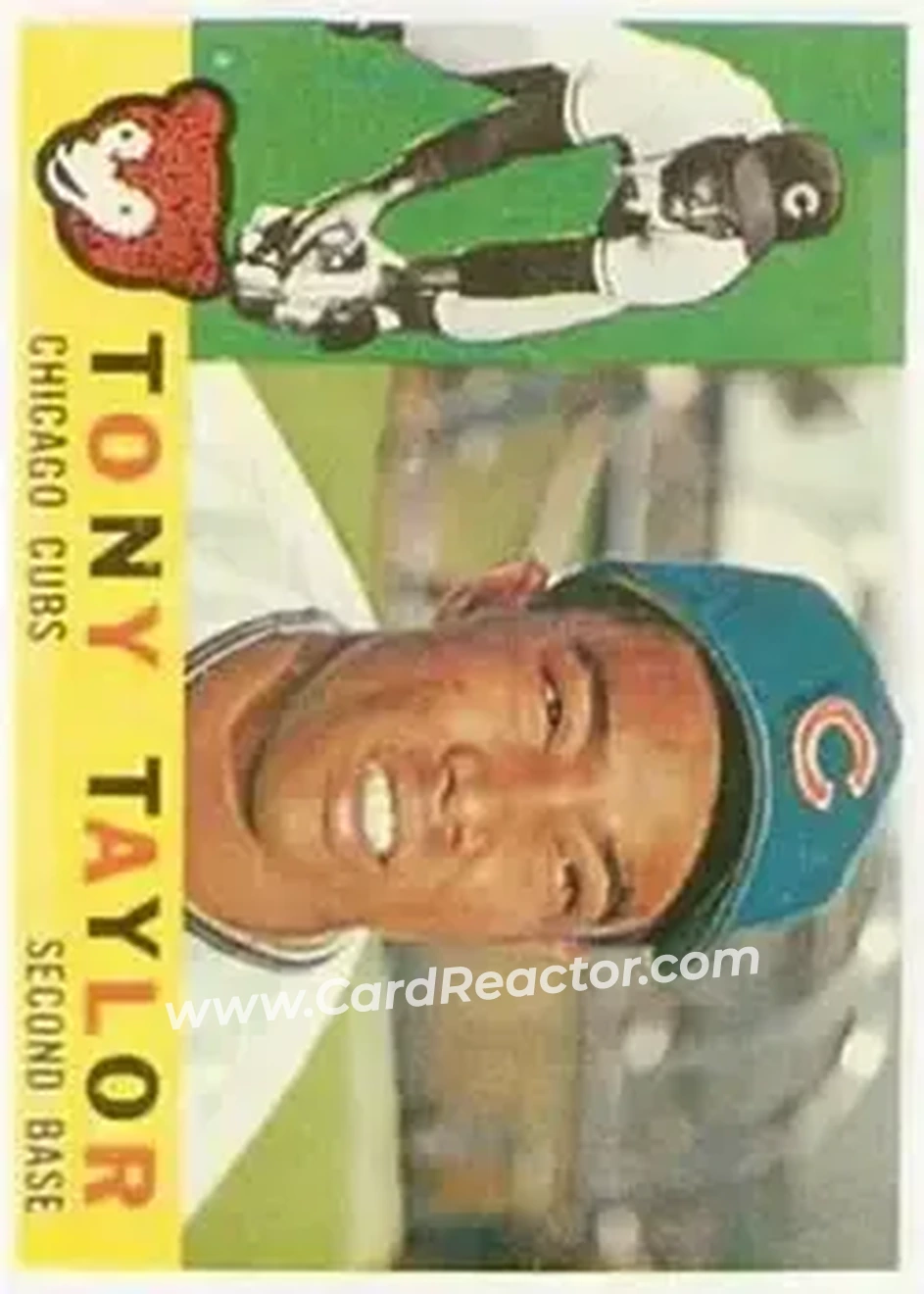 1960 Topps #294 - Tony Taylor - Chicago Cubs - Front 1960 Topps #294 - Tony Taylor - Chicago Cubs - Front
