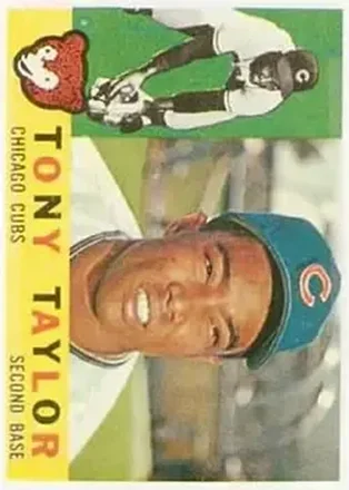 1960 Topps #294 - Tony Taylor - Chicago Cubs