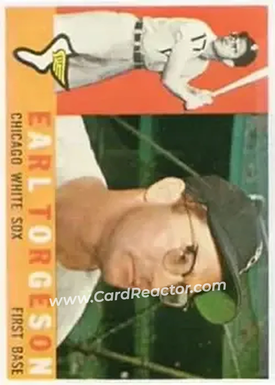 1960 Topps #299 - Earl Torgeson - Chicago White Sox - Front 1960 Topps #299 - Earl Torgeson - Chicago White Sox - Front
