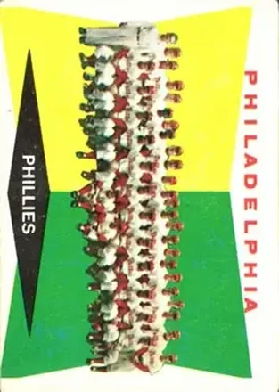 1960 Topps #302 - Philadelphia Phillies TC, CL - Philadelphia Phillies - Philadelphia Phillies