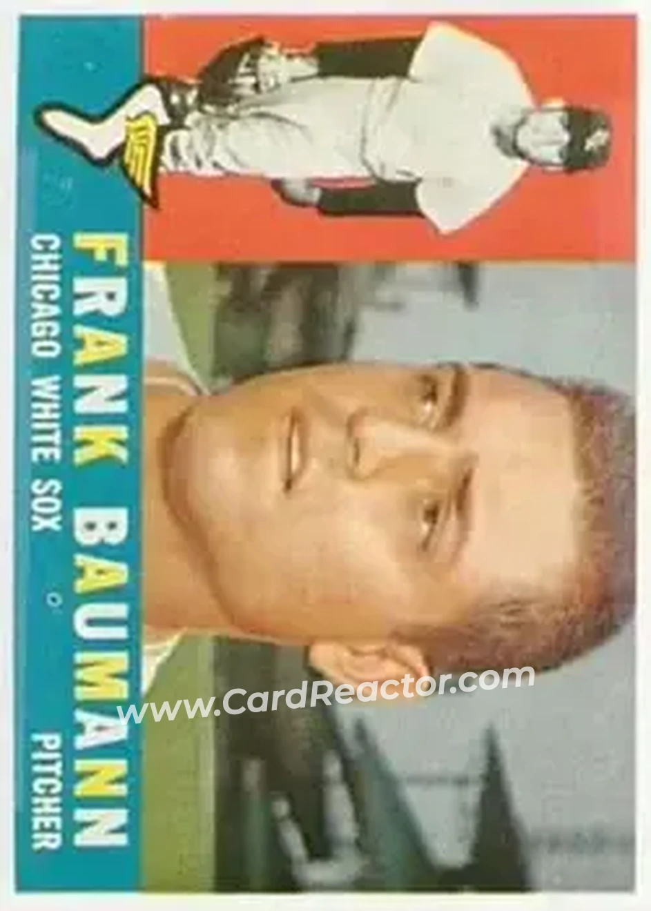 1960 Topps #306 - Frank Baumann - Chicago White Sox - Front