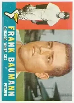 1960 Topps #306 - Frank Baumann - Chicago White Sox