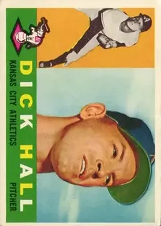1960 Topps #308 - Dick Hall - Kansas City Athletics