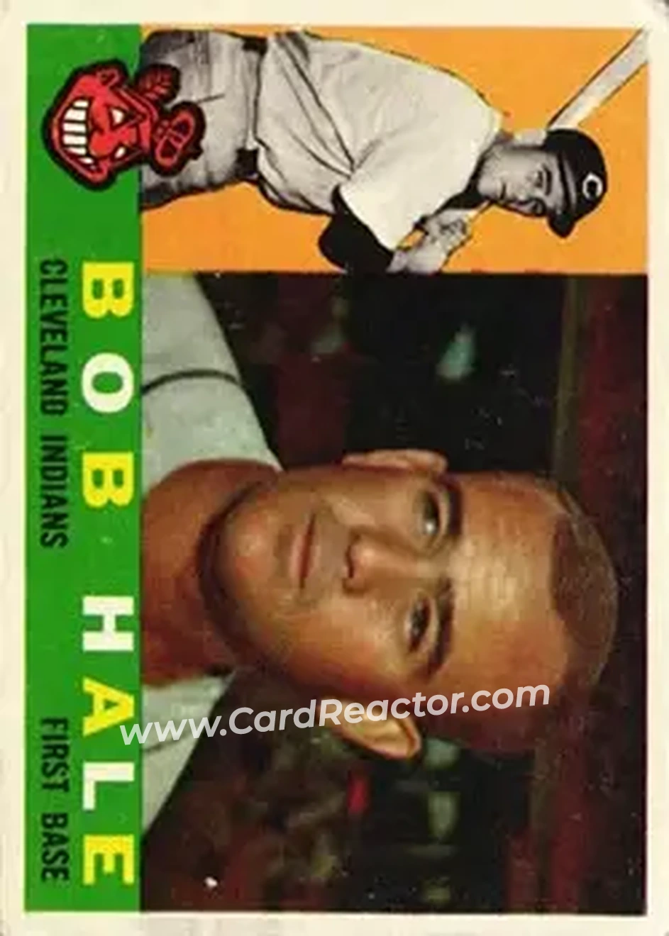 1960 Topps #309 - Bob Hale - Cleveland Indians - Front