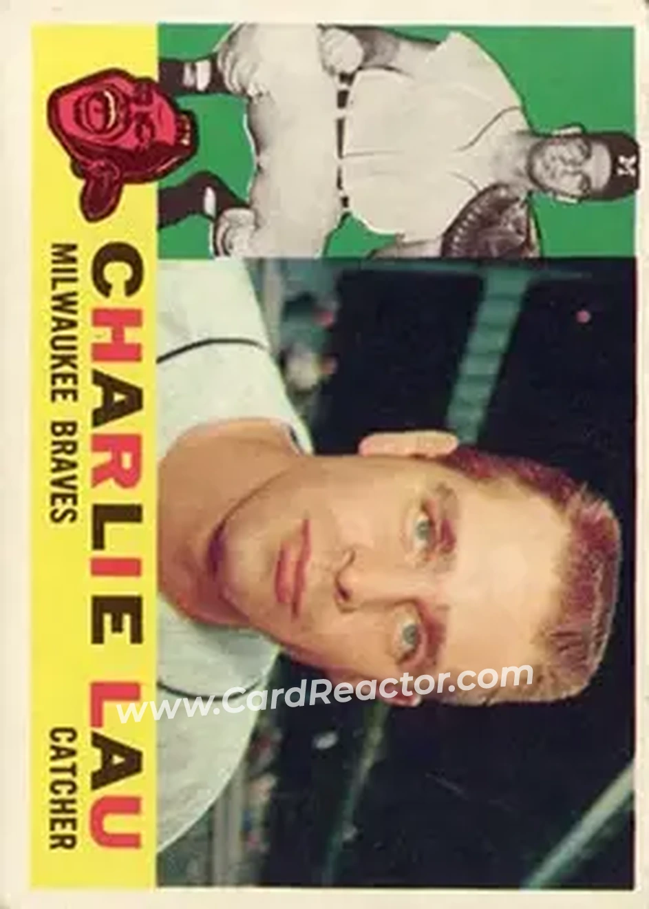 1960 Topps #312 - Charlie Lau - Milwaukee Braves - Front