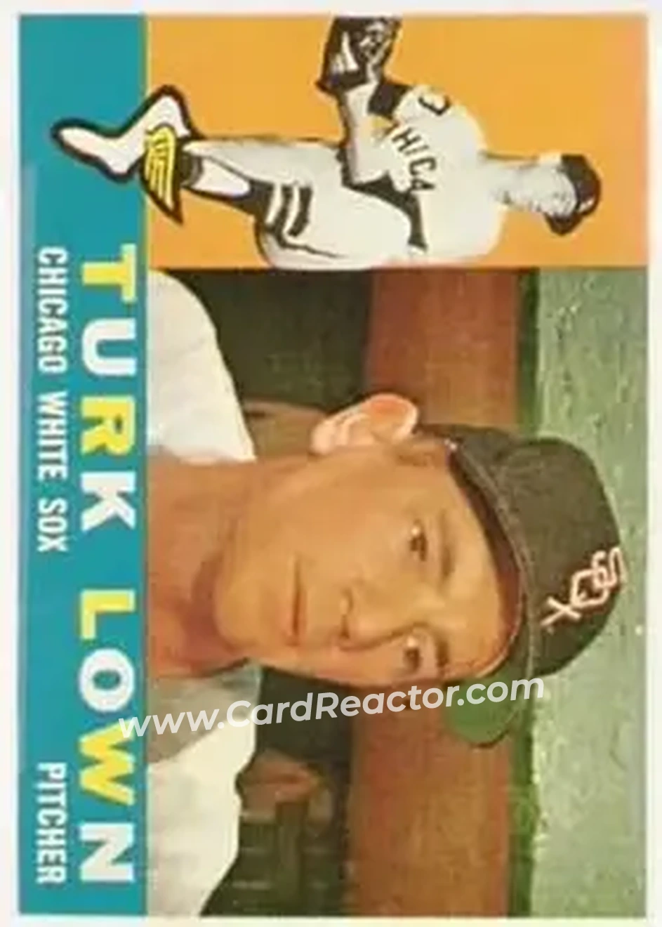 1960 Topps #313 - Turk Lown - Chicago White Sox - Front 1960 Topps #313 - Turk Lown - Chicago White Sox - Front