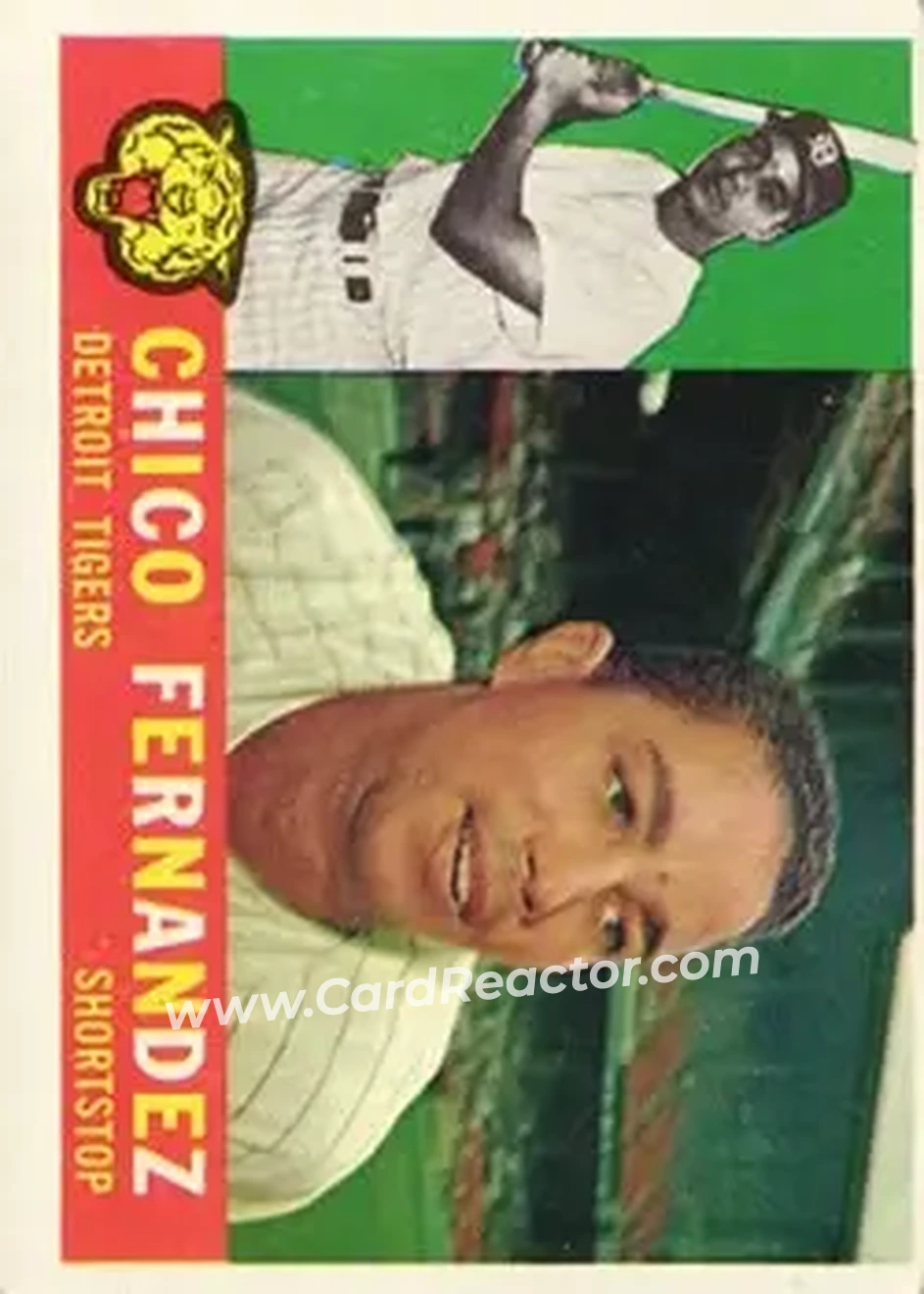 1960 Topps #314 - Chico Fernandez - Detroit Tigers - Front 1960 Topps #314 - Chico Fernandez - Detroit Tigers - Front