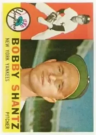 1960 Topps #315 - Bobby Shantz - New York Yankees