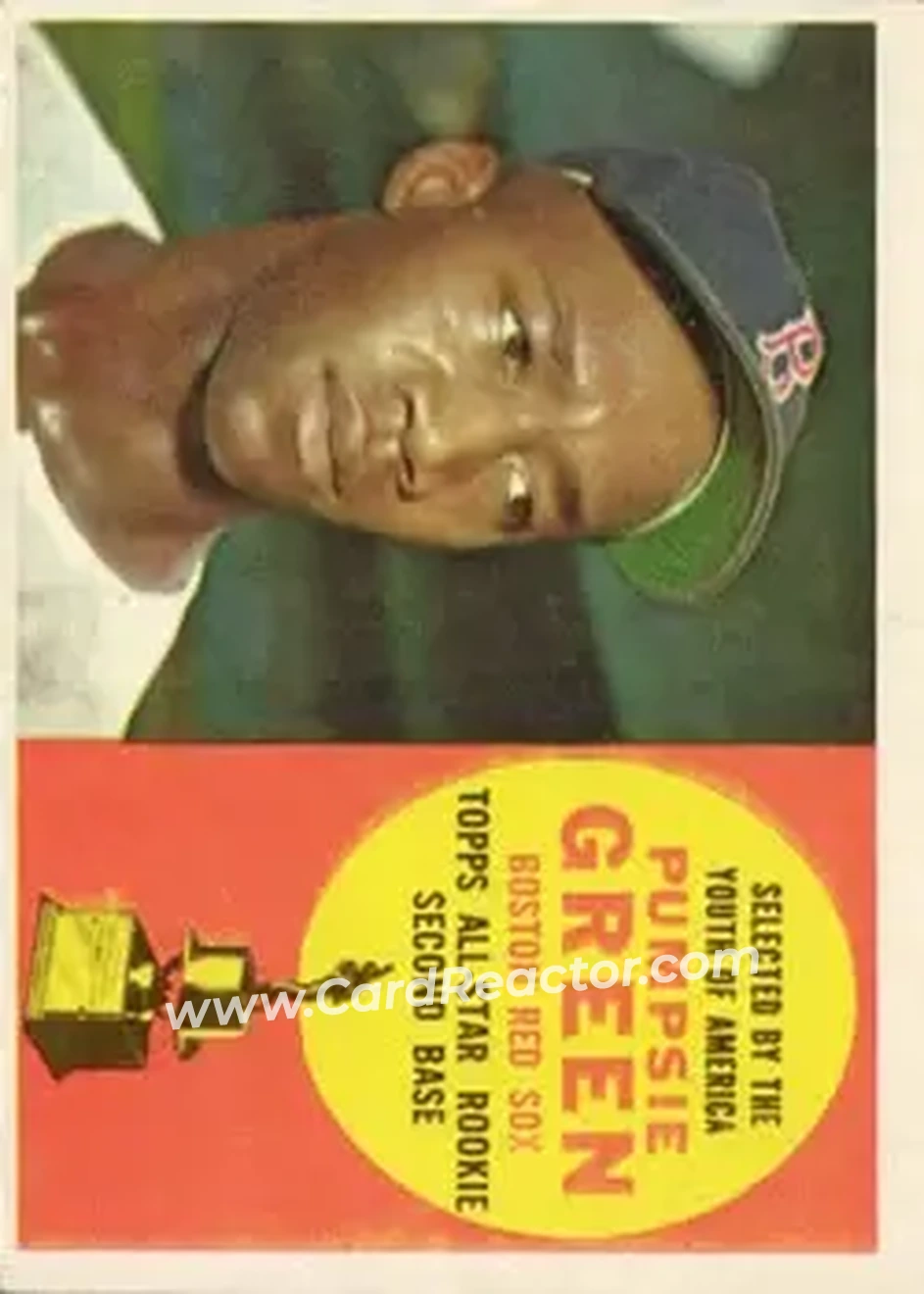 1960 Topps #317 - Pumpsie Green - Boston Red Sox - Front