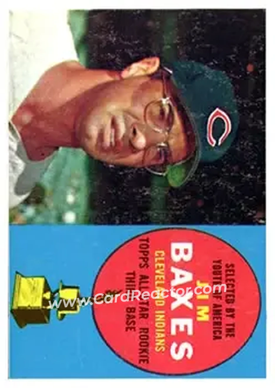 1960 Topps #318 - Jim Baxes - Cleveland Indians - Front