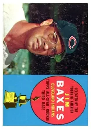 1960 Topps #318 - Jim Baxes - Cleveland Indians