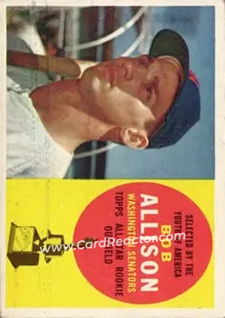 1960 Topps #320 - Bob Allison - Washington Senators - Front