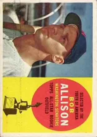 1960 Topps #320 - Bob Allison - Washington Senators