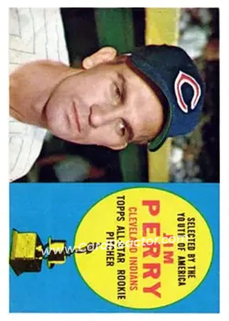 1960 Topps #324 - Jim Perry - Cleveland Indians - Front 1960 Topps #324 - Jim Perry - Cleveland Indians - Front
