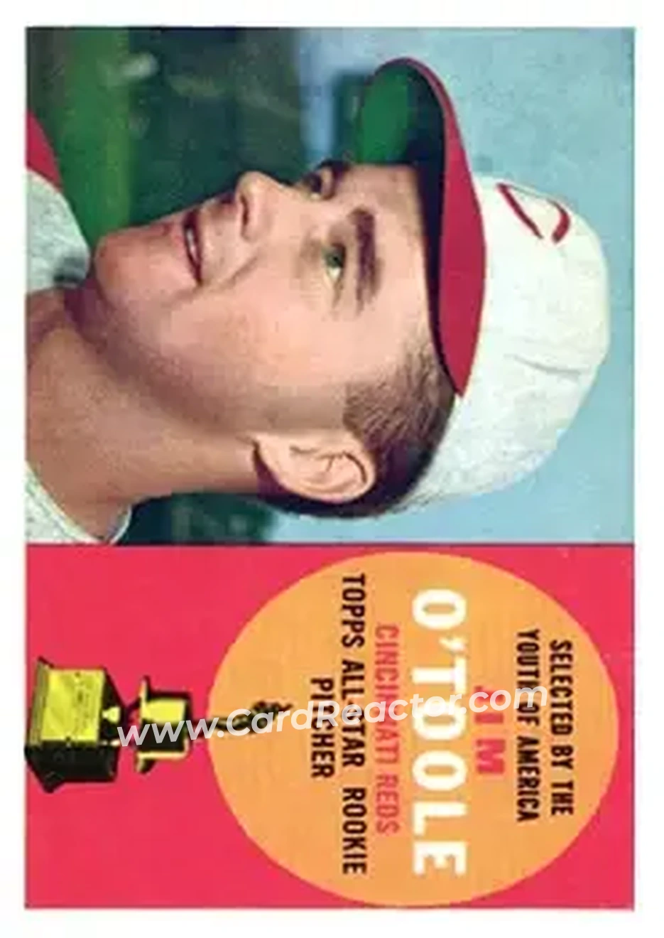1960 Topps #325 - Jim O'Toole - Cincinnati Reds - Front