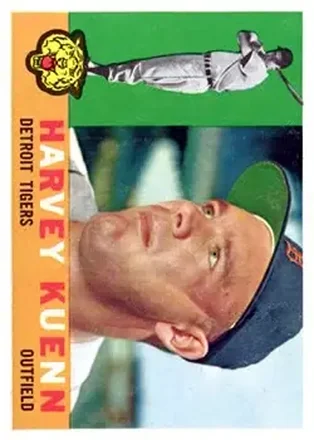1960 Topps #330 - Harvey Kuenn - Detroit Tigers