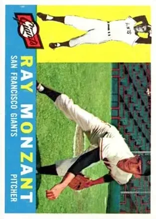 1960 Topps #338 - Ray Monzant - San Francisco Giants