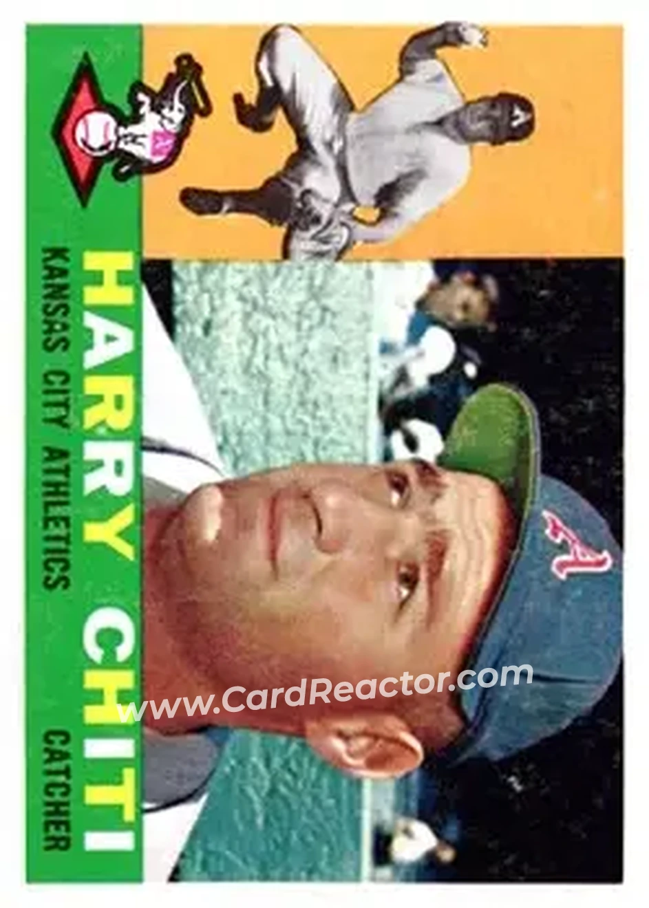 1960 Topps #339 - Harry Chiti - Kansas City Athletics - Front
