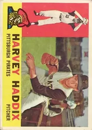 1960 Topps #340 - Harvey Haddix - Pittsburgh Pirates