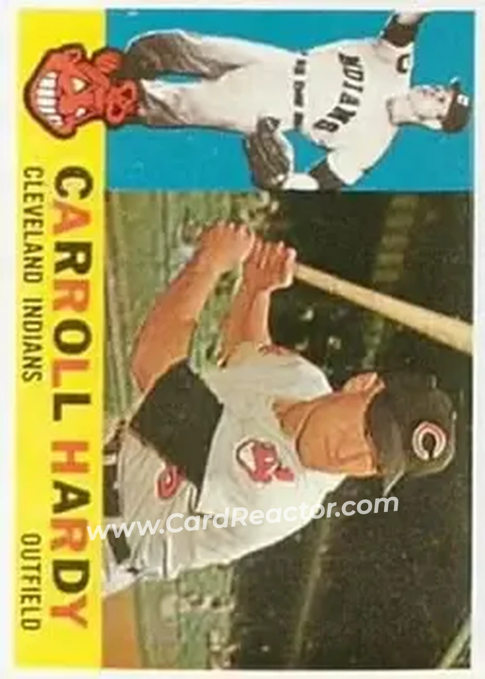 1960 Topps #341 - Carroll Hardy - Cleveland Indians - Front