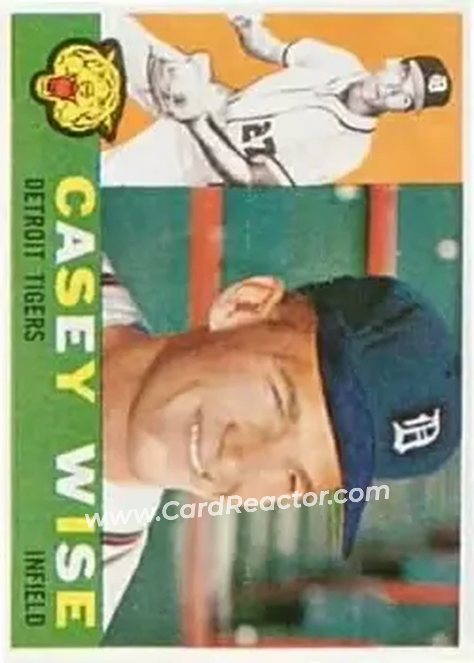 1960 Topps #342 - Casey Wise - Detroit Tigers - Front