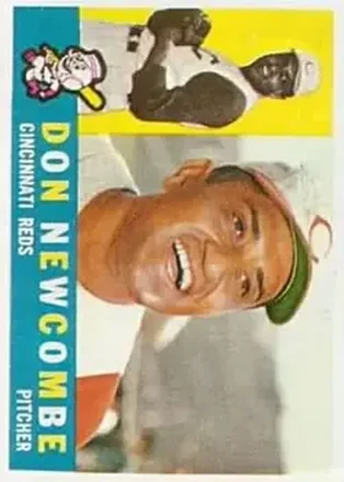 1960 Topps #345 - Don Newcombe - Cincinnati Reds
