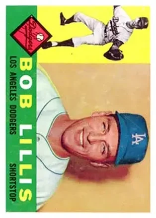 1960 Topps #354 - Bob Lillis - Los Angeles Dodgers