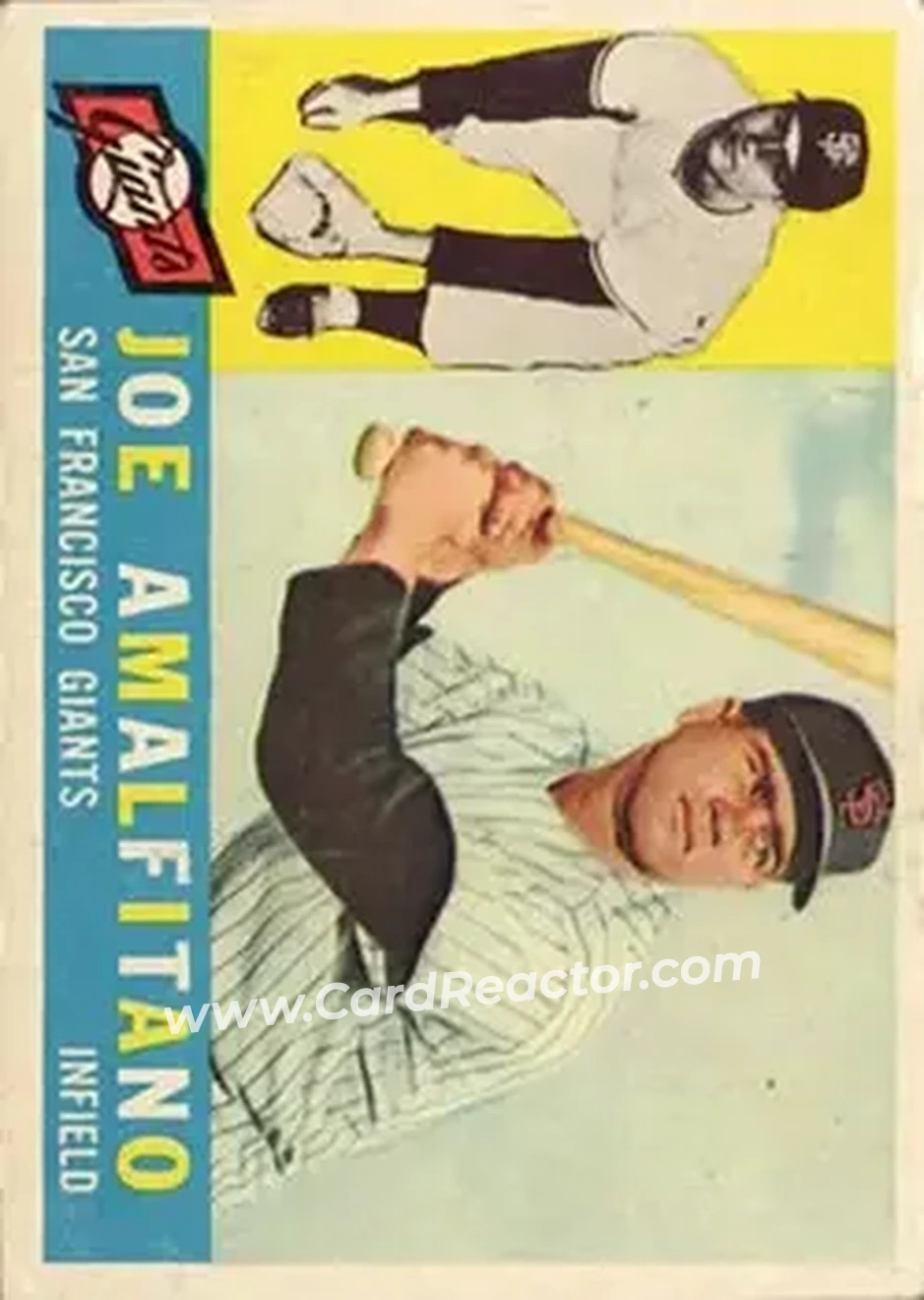 1960 Topps #356 - Joe Amalfitano - San Francisco Giants - Front