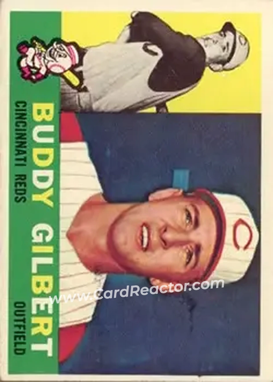 1960 Topps #359 - Buddy Gilbert - Cincinnati Reds - Front