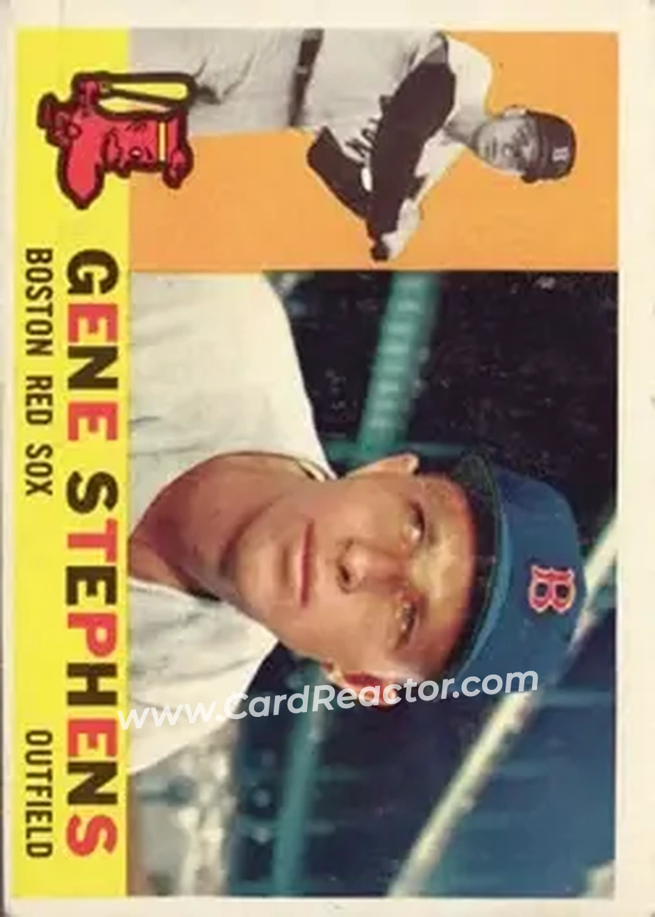 1960 Topps #363 - Gene Stephens - Boston Red Sox - Front