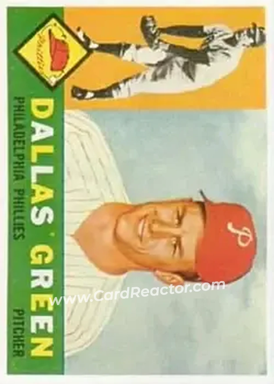 1960 Topps #366 - Dallas Green - Philadelphia Phillies - Front