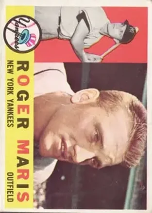 1960 Topps #377 - Roger Maris - New York Yankees 1960 Topps #377 - Roger Maris - New York Yankees