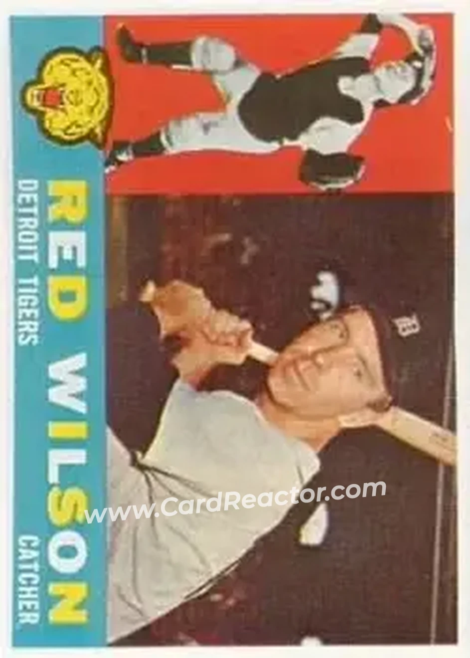 1960 Topps #379 - Bob Wilson - Detroit Tigers - Front