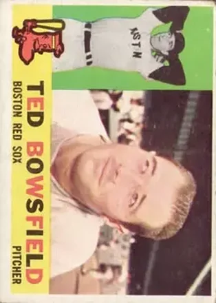 1960 Topps #382 - Ted Bowsfield - Boston Red Sox