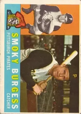 1960 Topps #393 - Forrest Burgess - Pittsburgh Pirates 1960 Topps #393 - Forrest Burgess - Pittsburgh Pirates