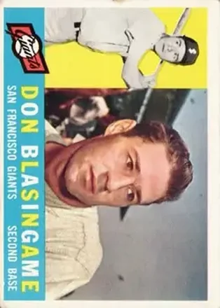 1960 Topps #397 - Don Blasingame - San Francisco Giants